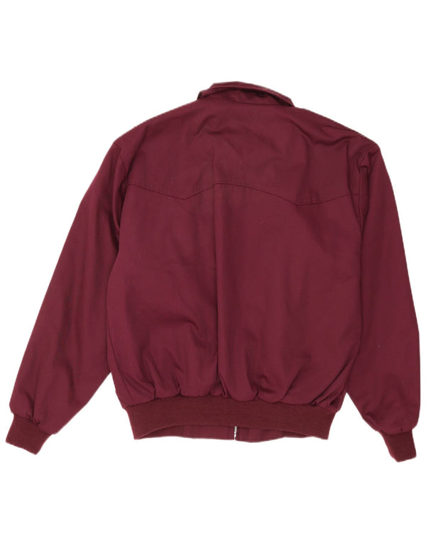 Relco Veste Bomber Homme UK 40 Large Bordeaux Polyester