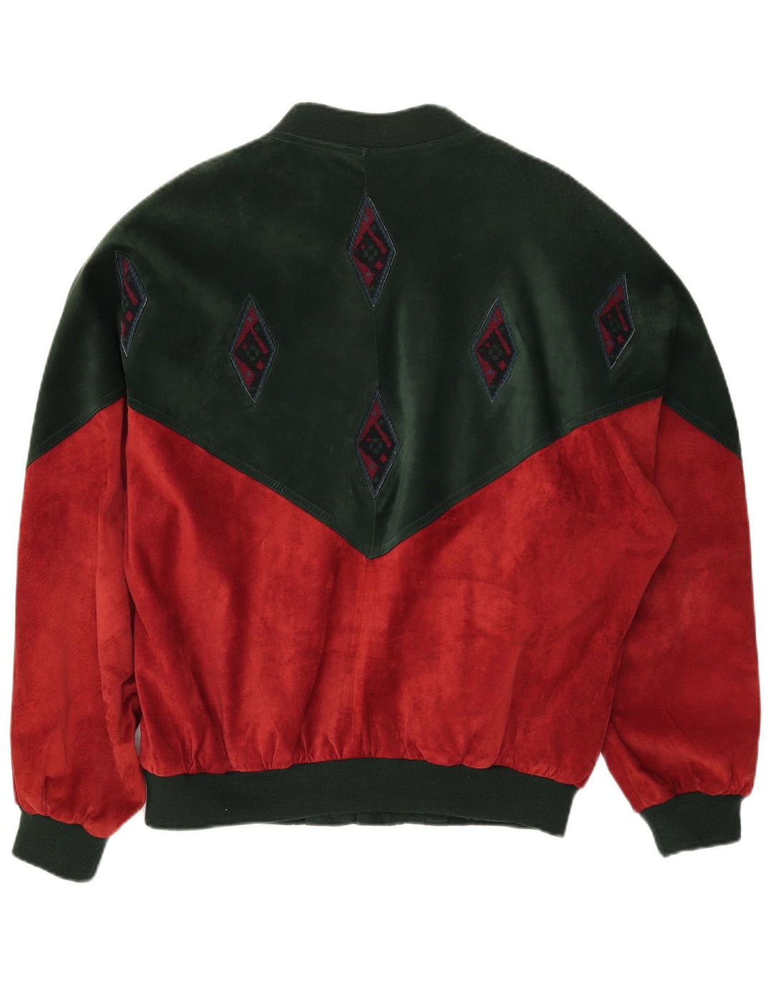 MONTES Blouson Bomber Homme IT 54 2XL Rouge Colorblock Polyester