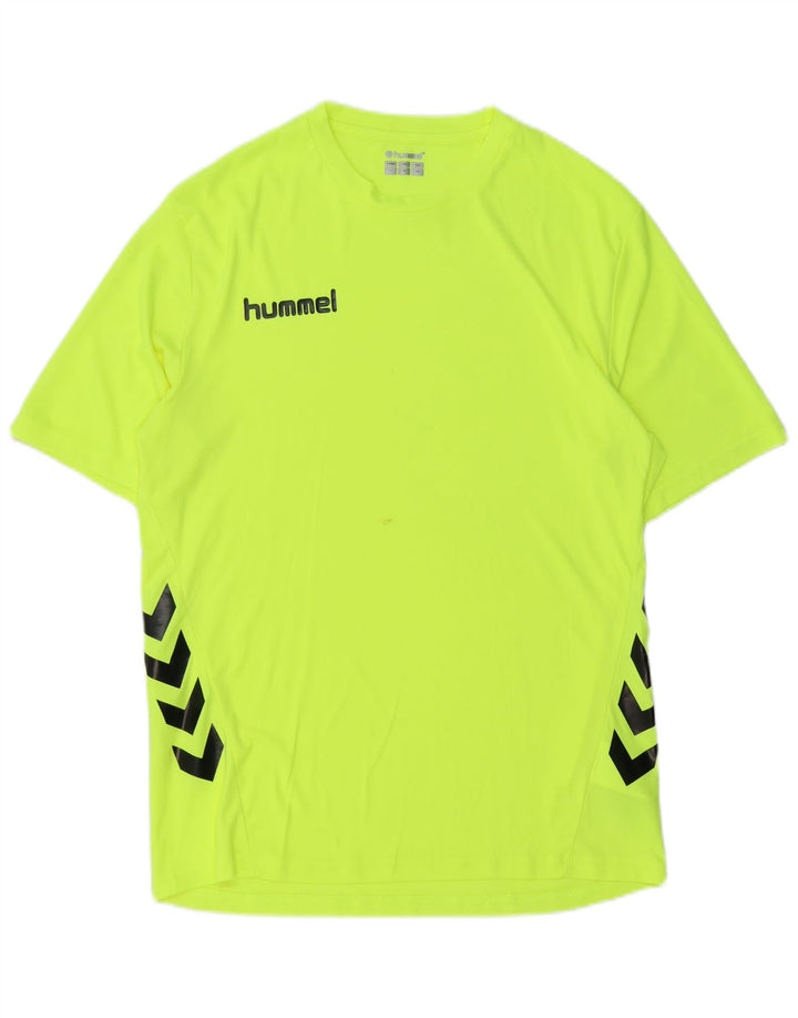Hummel T-Shirt Graphique Homme Vert Moyen Polyester