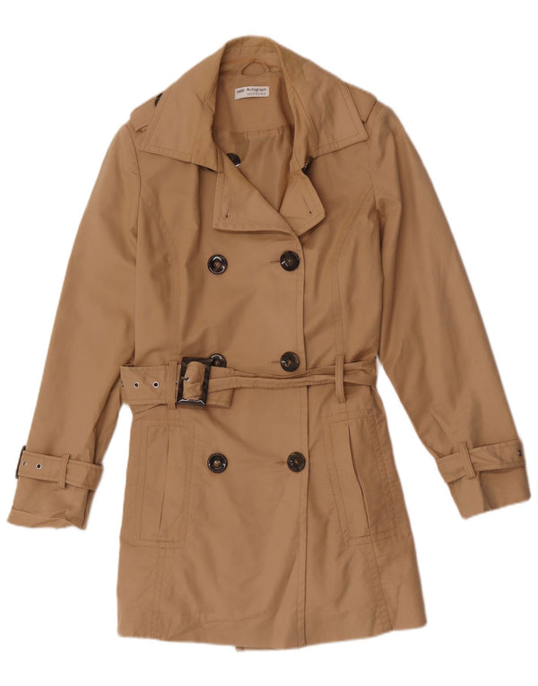 Marks & Spencer Trench-coat autographe pour femme UK 16 Grand coton marron