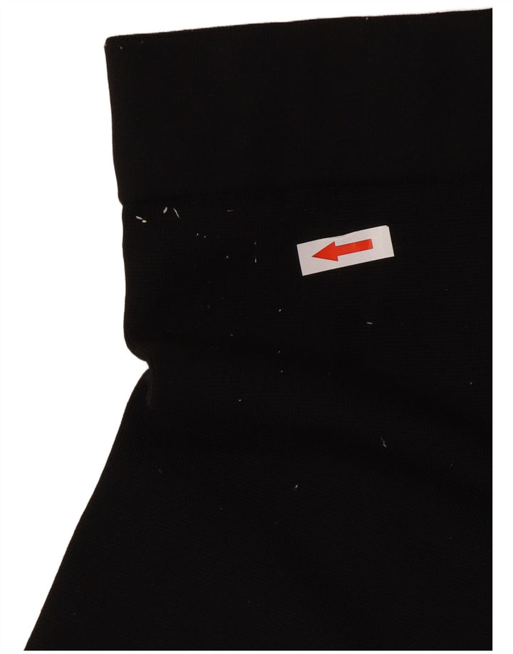 Zara Femme Leggings UK 12 Medium Noir Polyamide