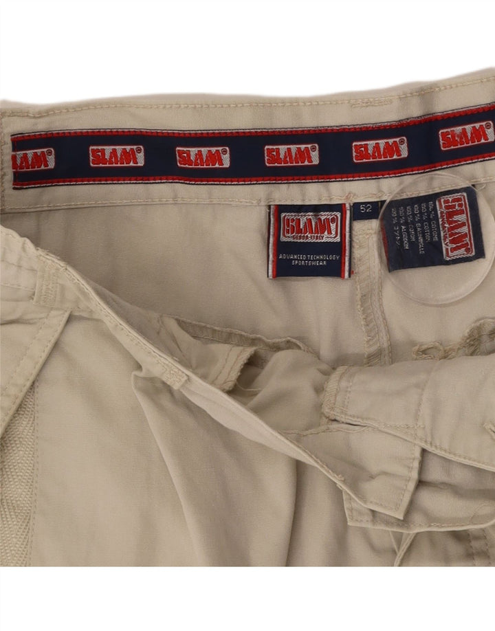 SLAM Short Cargo Homme IT 52 XL W38 Coton Beige