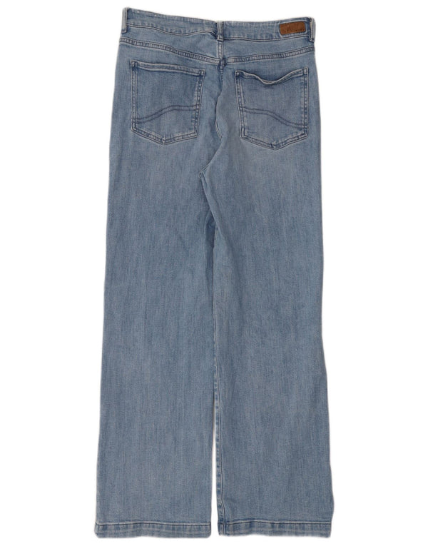 Fat Face Jean Elise jambe large pour femme UK 12 Medium W30 L30 Bleu Coton
