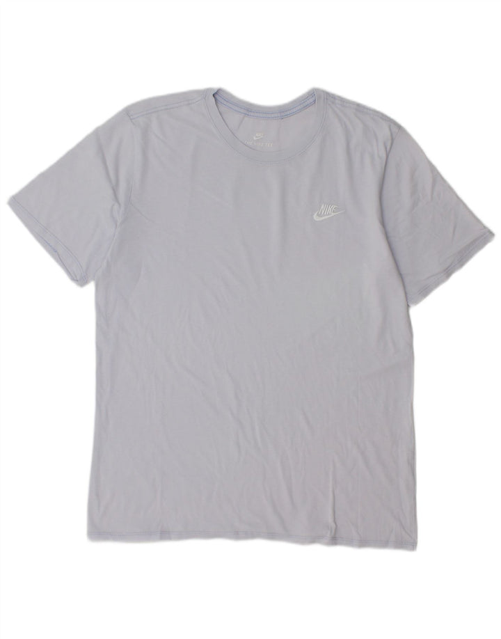 NIKE T-shirt coupe athlétique pour hommes, grand bleu