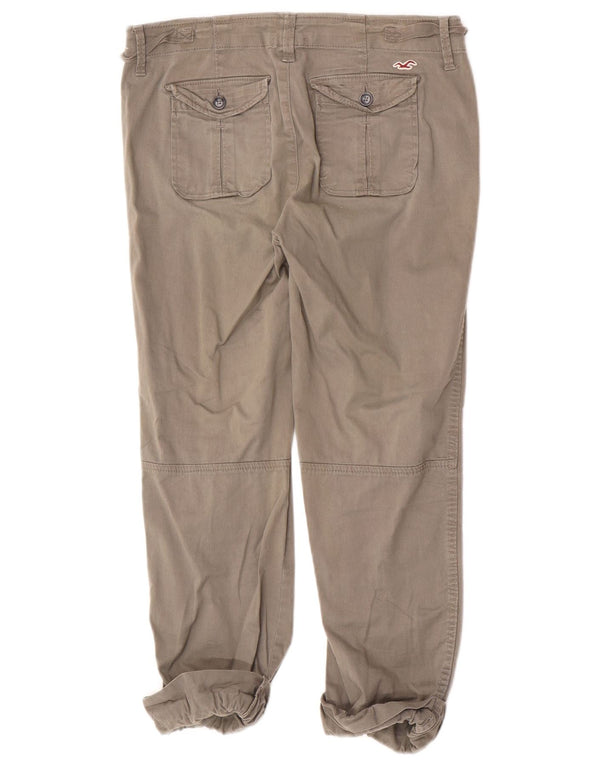Hollister Pantalon décontracté de jogging pour femme US 1 XS W30 L23 Gris Coton