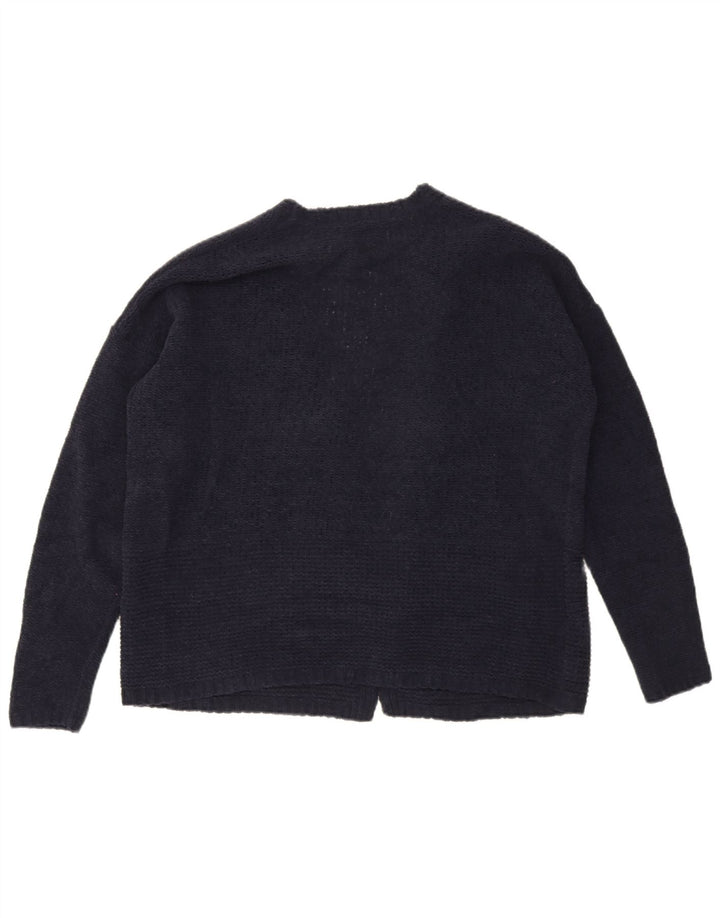 Marks & Spencer Pull cardigan ouvert pour femme UK 14 Bleu marine moyen