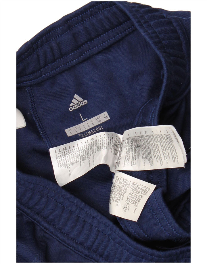 Adidas Pantalon de survêtement Climacool pour homme Large Bleu marine Polyester