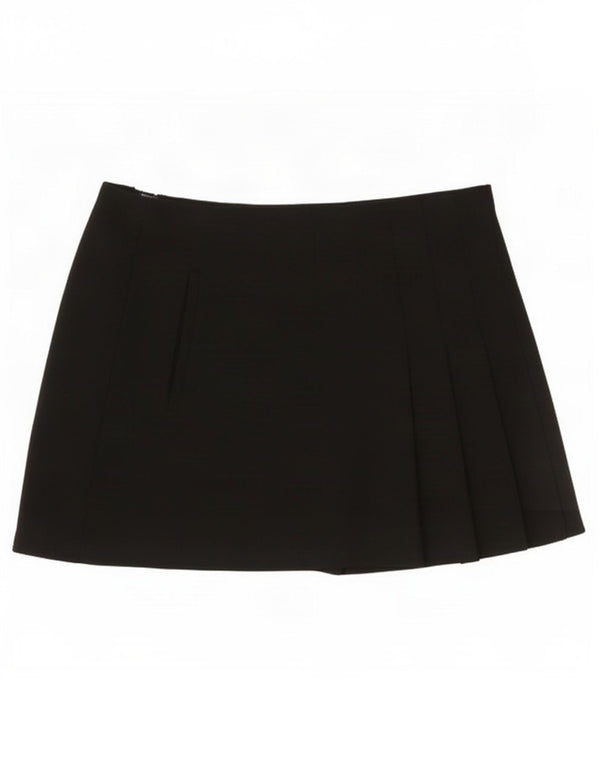 Zara Womens Mini Skirt Small W26 Black Polyester