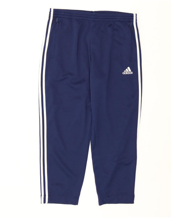 Adidas Pantalon de survêtement pour homme UK 46/48 XL Bleu marine Polyester