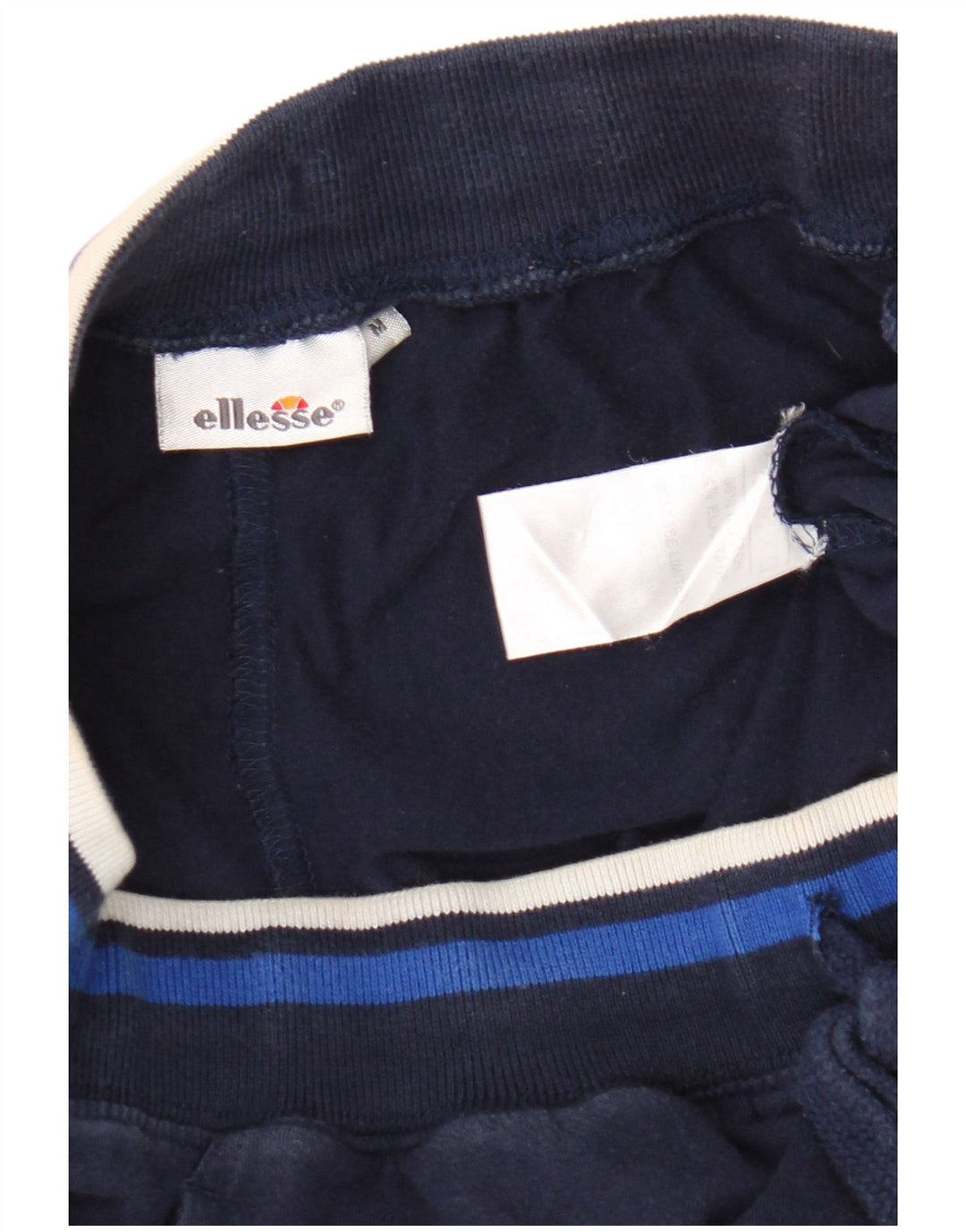 Ellesse Short de Sport Graphique Homme Bleu Marine Moyen Coton