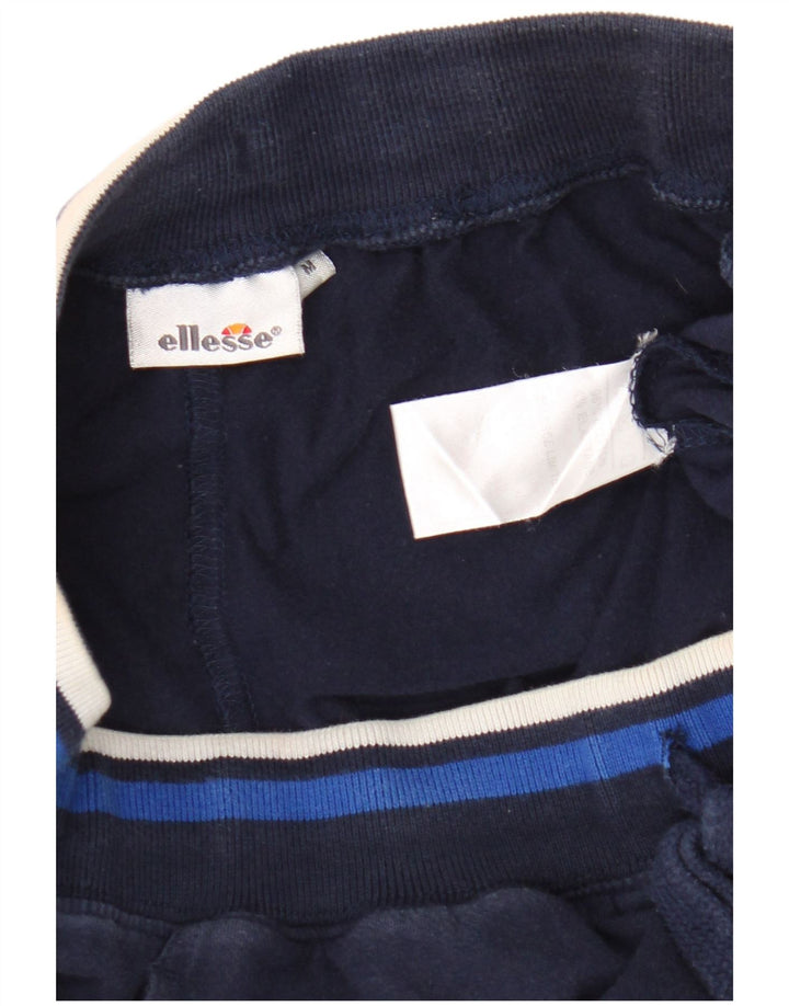 Ellesse Short de Sport Graphique Homme Bleu Marine Moyen Coton