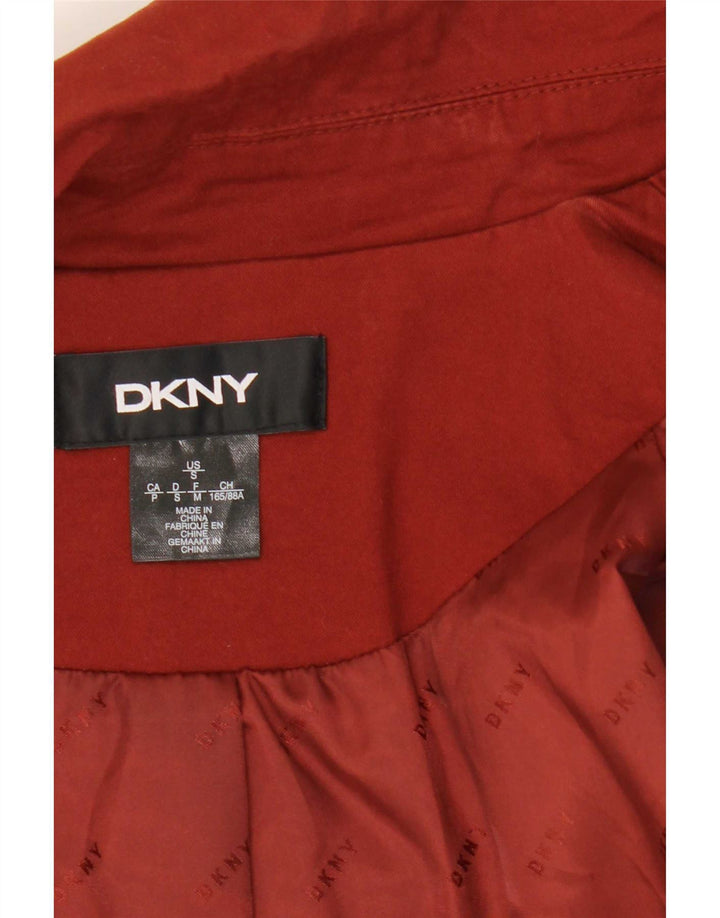 Dkny Pardessus surdimensionné ouvert pour femme UK 10 Petit Rouge