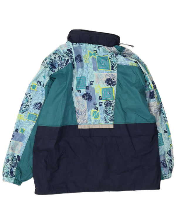 Shamp Veste de Pluie Homme UK 42 XL Bleu Marine Colourblock Polyamide