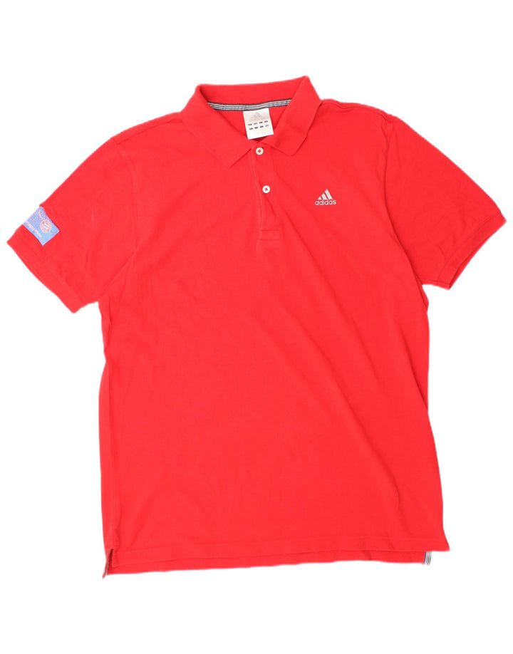 ADIDAS Polo Homme Grand Rouge Coton