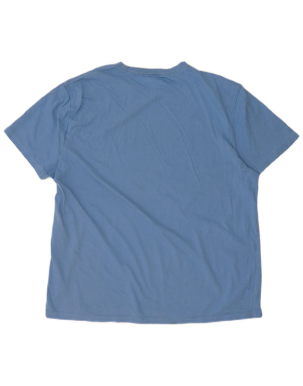 Calvin Klein Jeans T-Shirt Homme Top 2XL Bleu Coton