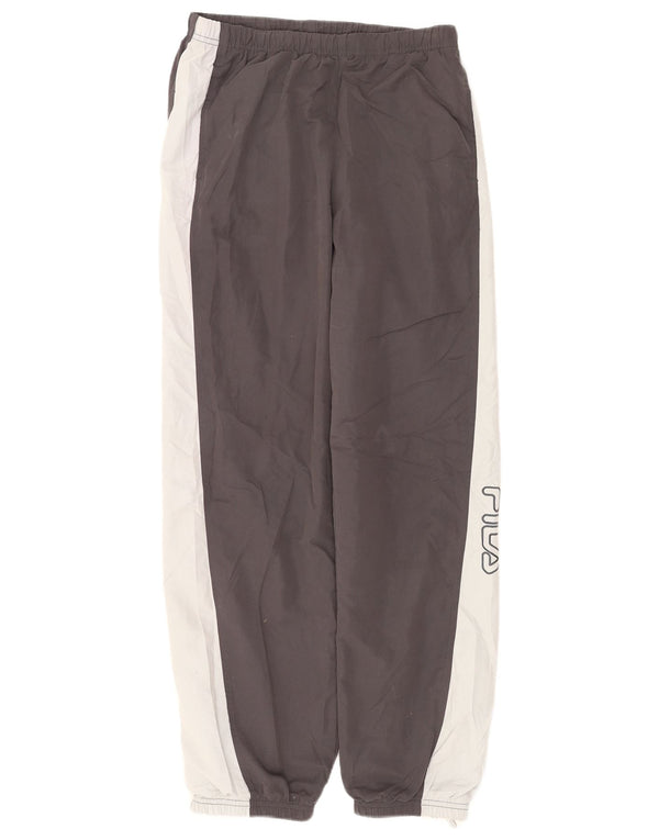 FILA Pantalon de Survêtement Graphique Garçon 15-16 ans Gris Colorblock