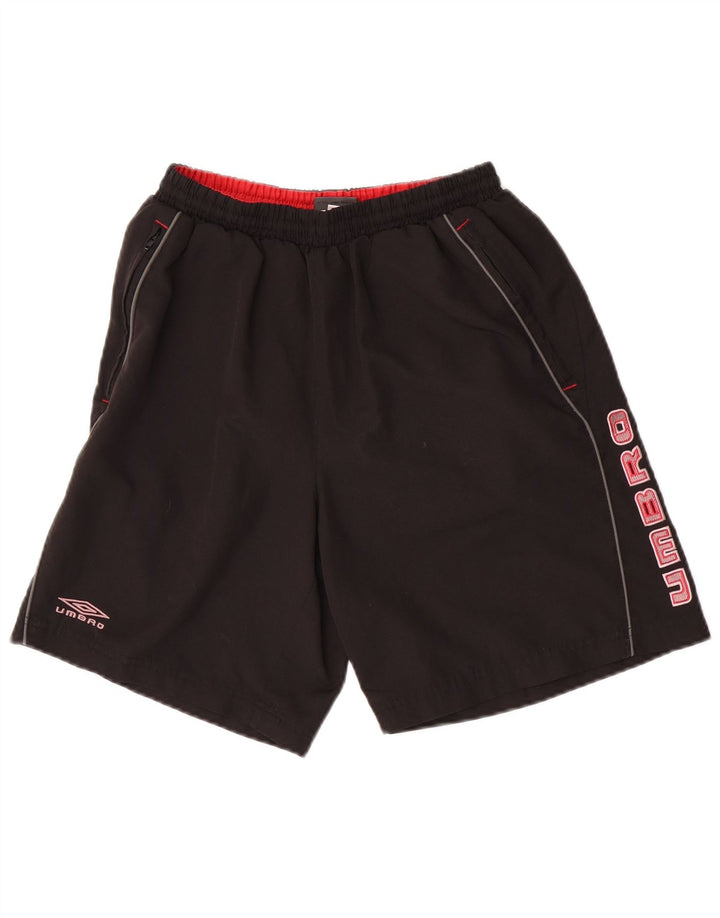 Umbro Short de Bain Graphic Homme Noir Moyen Polyester Colorblock
