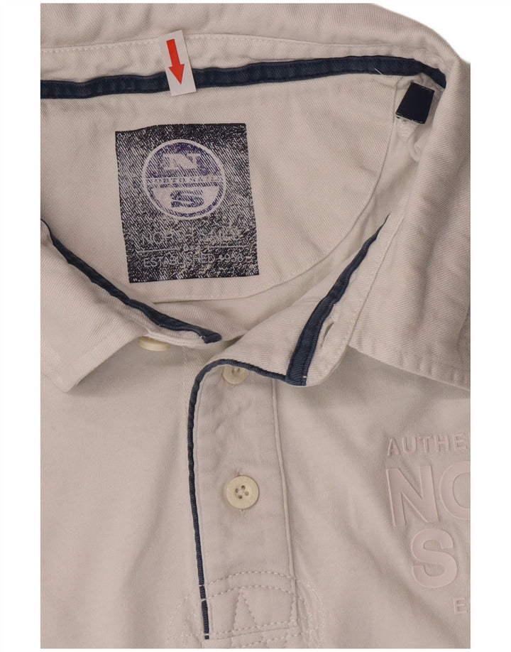 North Sails Polo graphique homme 2XL coton blanc