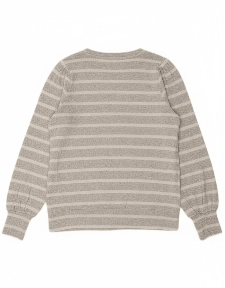 Levi's Sweatshirt Fille 13-14 ans Gris Rayé Viscose