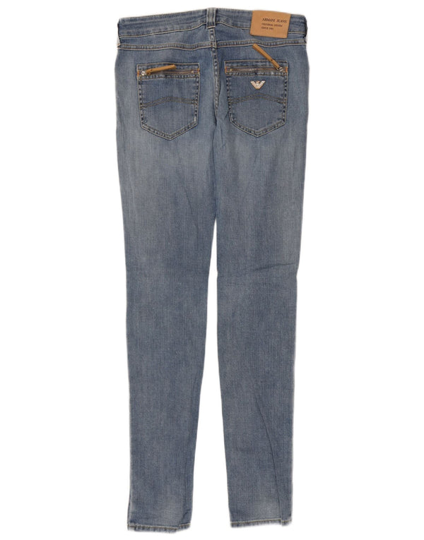 Armani Femme Jean Skinny W27 L34 Bleu Coton