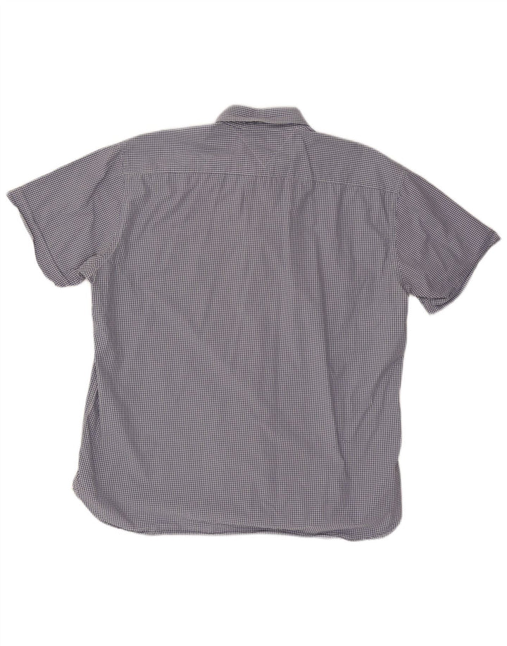 TOMMY HILFIGER Chemise à manches courtes pour hommes 2XL Bleu Vichy Coton