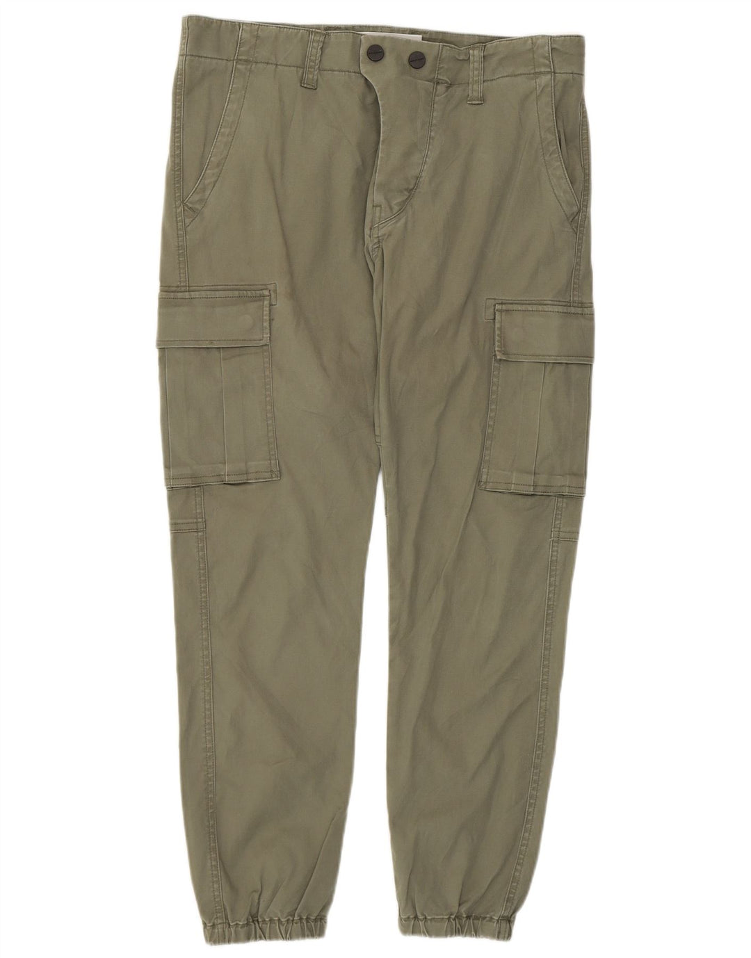 Replay Pantalon Cargo Joggers Homme W27 L27 Kaki Coton