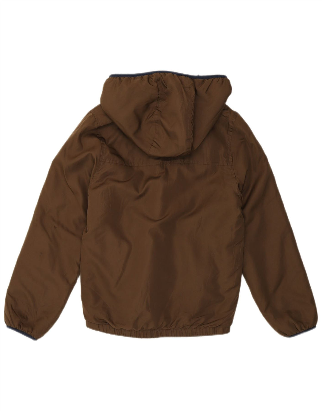 London Fog Veste coupe-vent à capuche pour garçon 10-11 ans Marron moyen