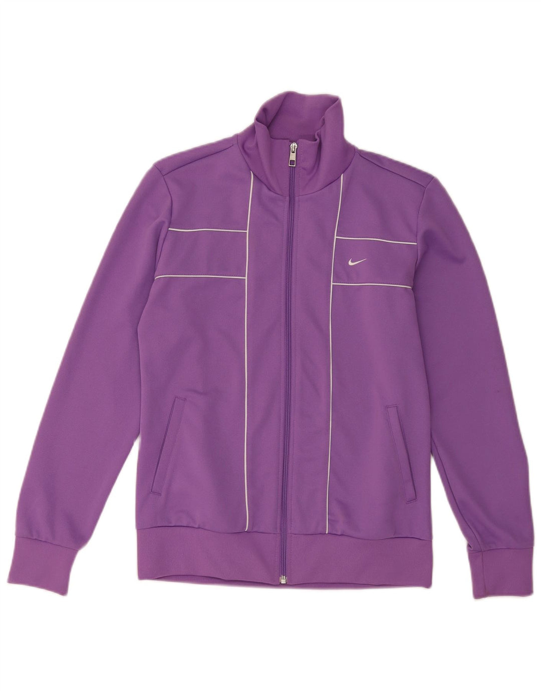 Veste de survêtement Nike Femme UK 16/18 Large Violet Polyester