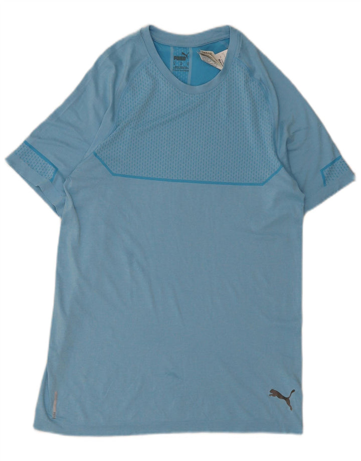 Puma T-Shirt Homme Bleu Moyen Polyester