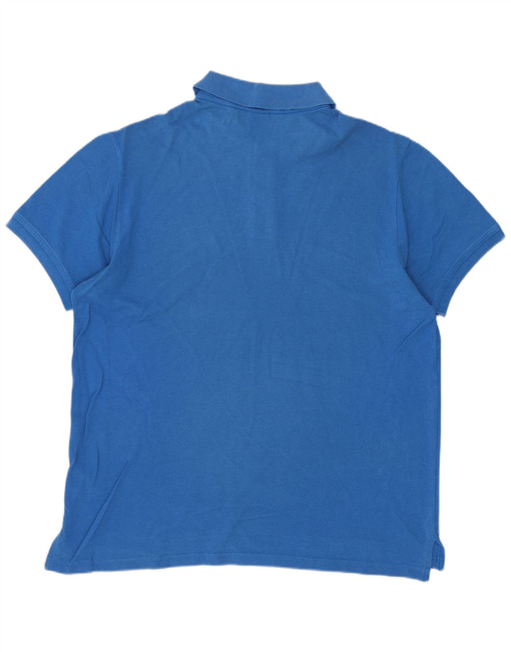 Champion Polo Homme Bleu Moyen Coton