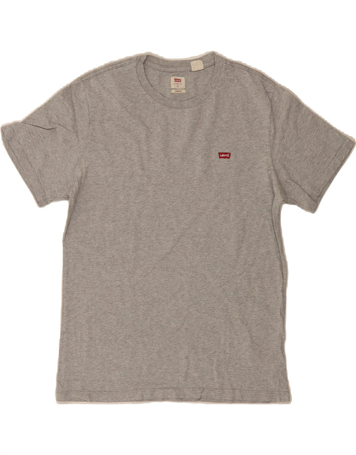 LEVI'S Mens Standard Fit T-Shirt Top Medium Grey Cotton Vintage Levi's and Second-Hand Levi's from Messina Hembry 