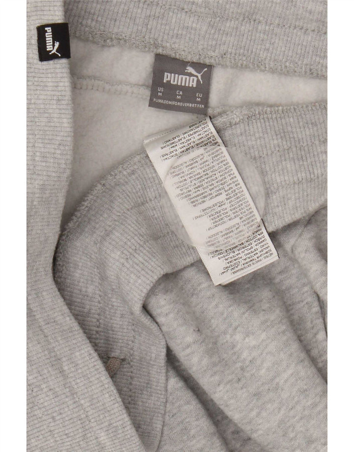 Puma Pantalon de Survêtement Joggers Homme Gris Moyen Coton
