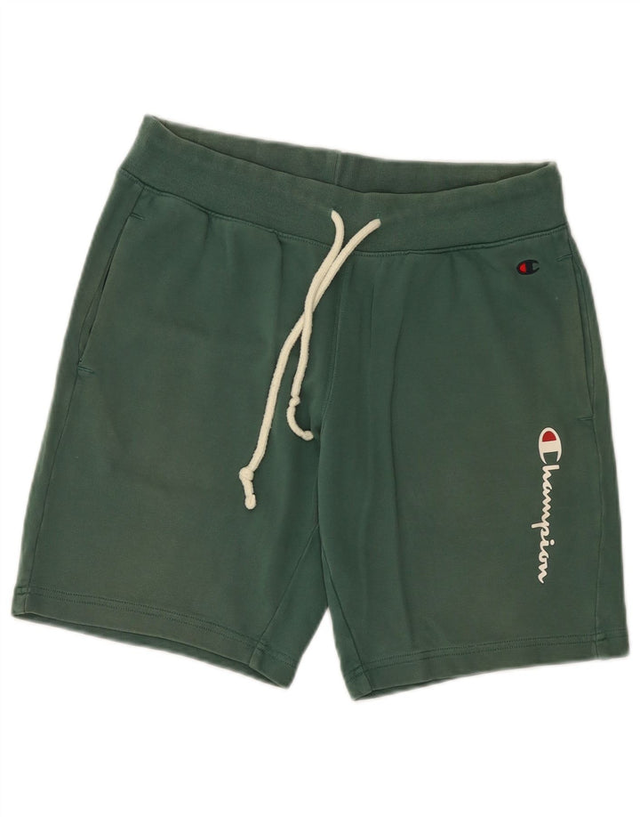 Champion Short de Sport Graphique Homme Petit Vert