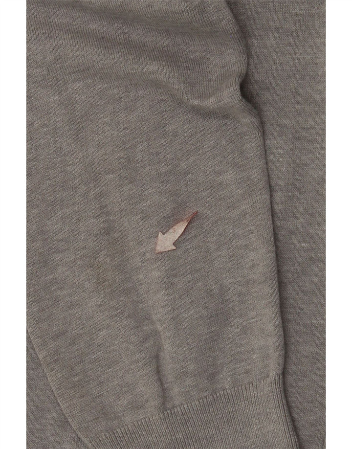 TOMMY HILFIGER Sweat-Shirt Homme Gris Moyen Coton