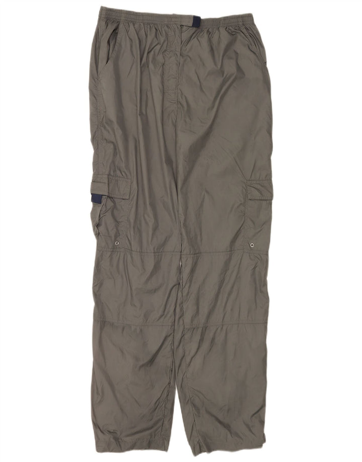 Champion Pantalon Cargo Droit Femme Large W32 L30 Gris Polyamide
