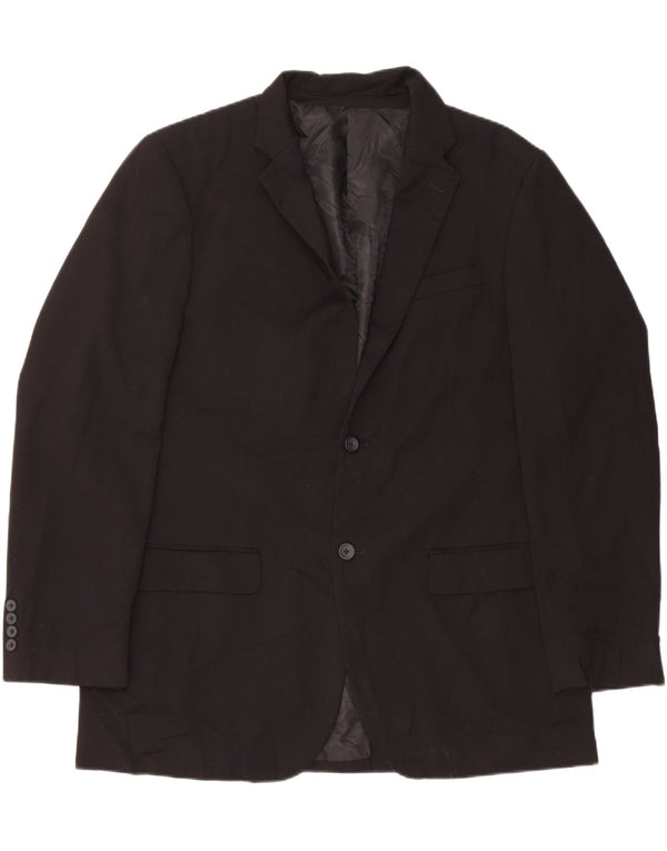 DOCKERS Veste Blazer 2 Boutons Homme UK 42 XL Noir Polyester