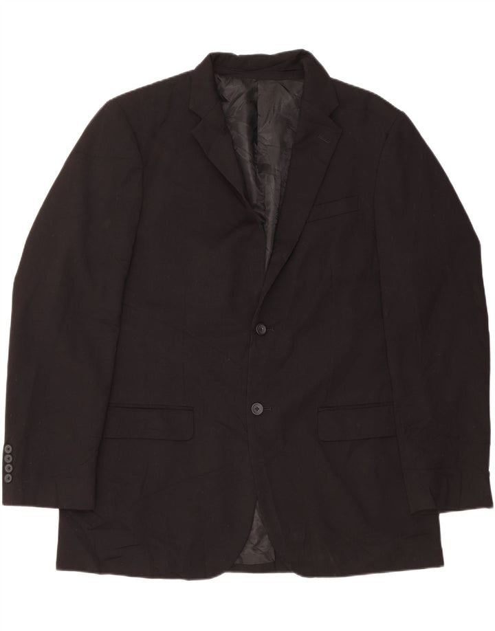 DOCKERS Veste Blazer 2 Boutons Homme UK 42 XL Noir Polyester