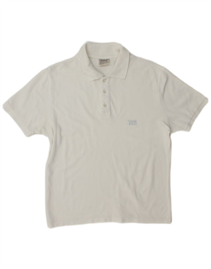 Think Pink Polo Homme Petit Blanc