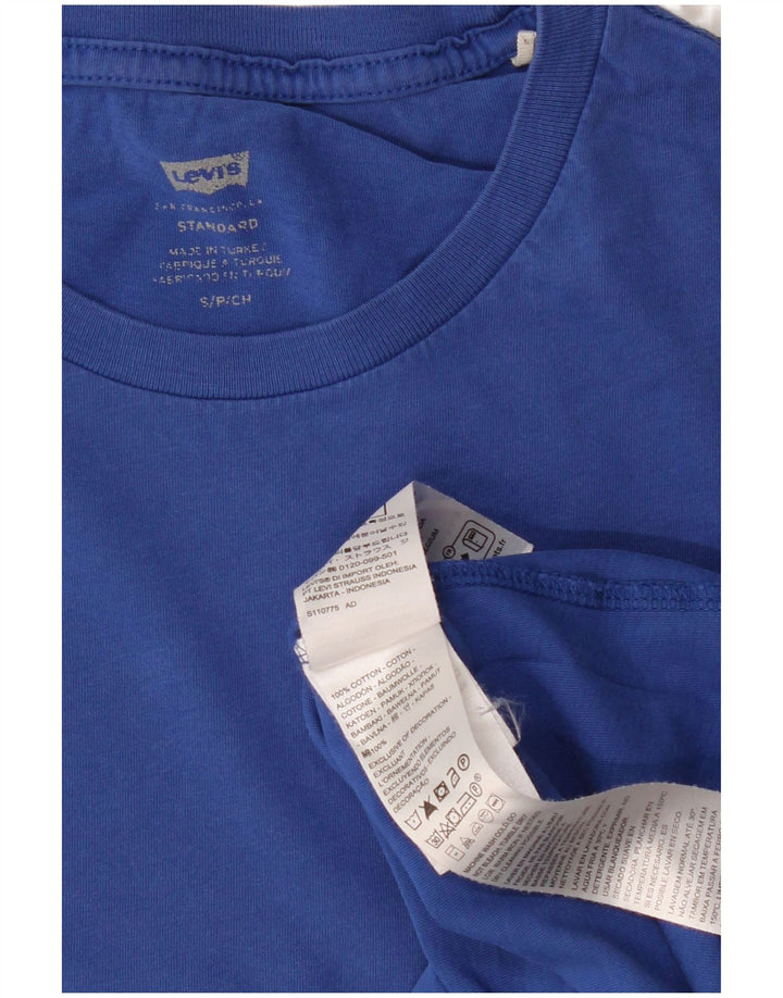 LEVI'S T-Shirt Standard Homme Petit Bleu Coton
