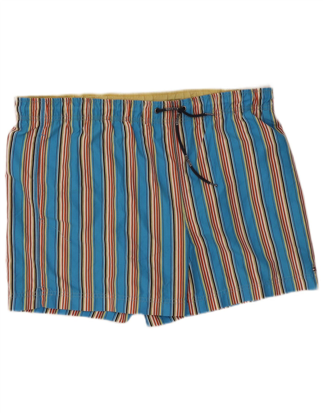 Tommy Hilfiger Short de bain homme XL bleu rayé polyester