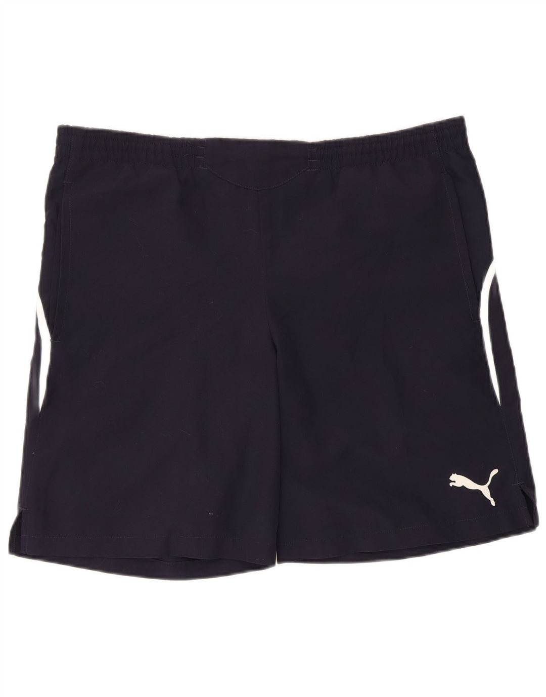 PUMA Short de Sport Homme Bleu Marine Moyen Polyester