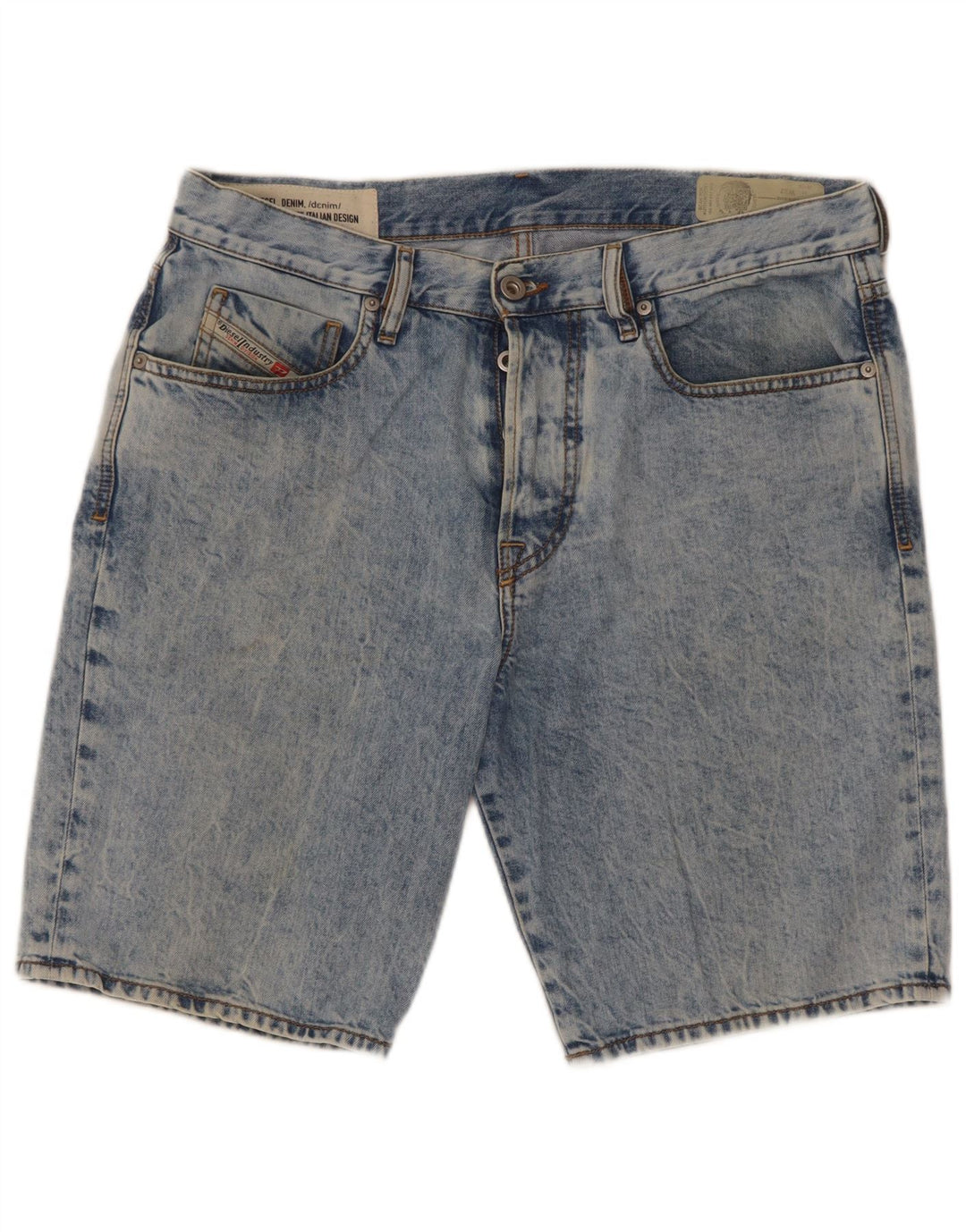 Diesel Short D-Mirk Slim Denim W32 Homme Bleu Moyen Coton