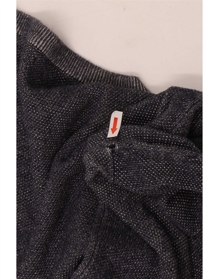 J. Crew Pull col bateau pour homme Petit coton bleu marine