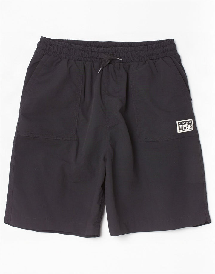 Converse Short de sport garçon 13-14 ans XL Noir Polyester