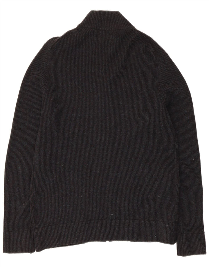 Marks & Spencer Cardigan pour homme en laine noire moyenne