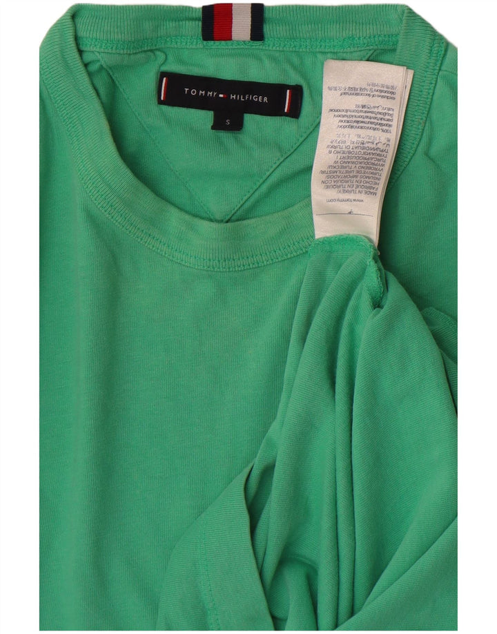 Tommy Hilfiger T-Shirt Homme Petit Vert Coton