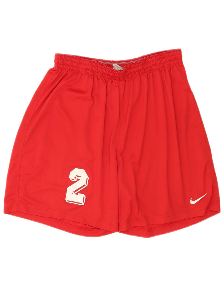 Nike Short de sport graphique pour homme XL Rouge Polyester