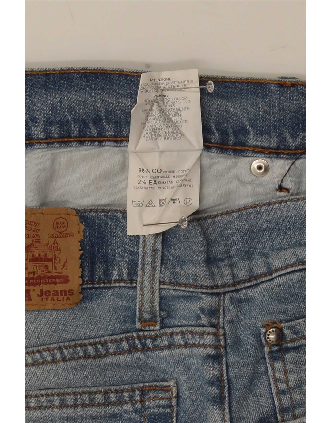 Carrera Jean droit 700 coupe droite pour homme IT 50 Large W34 L30 Bleu