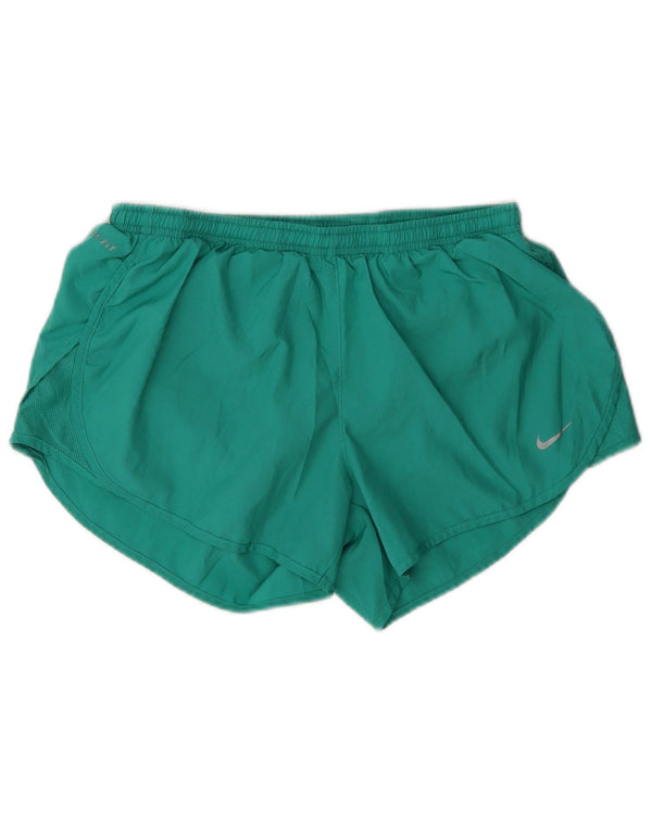 Nike Short de sport Dri Fit pour femme UK 12 Vert moyen