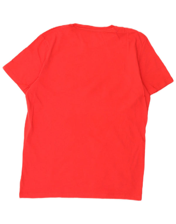 Jack & Jones T-Shirt Graphique Homme Rouge Moyen Coton